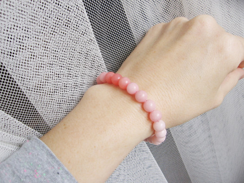 Rose Apricot náramek • Jadeit — foto 4
