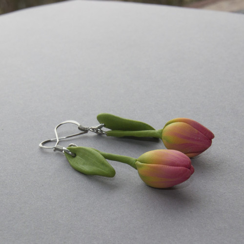 Náušnice - Tulipány — foto 2