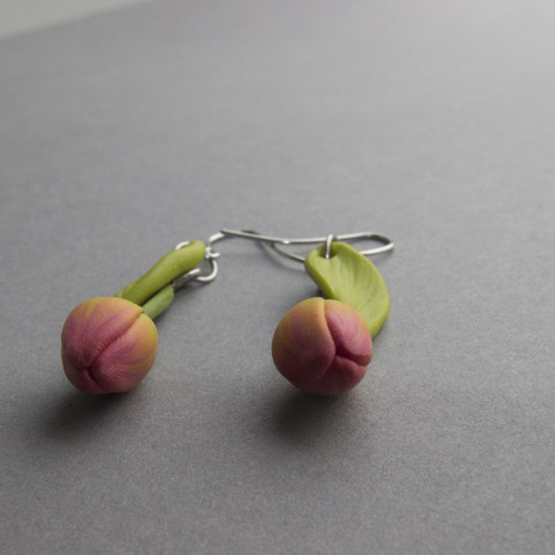 Náušnice - Tulipány — foto 3