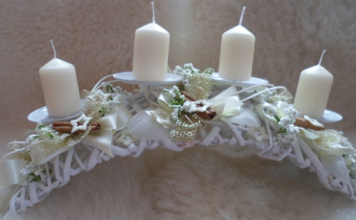Svícen adventní oblouk — foto 2