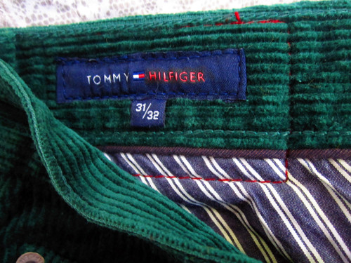 Manžestráky vintage Tommy — foto 6