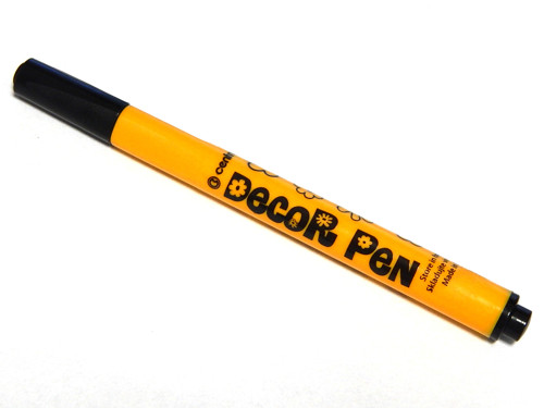 Decor pen, černá barva, kus — foto 3