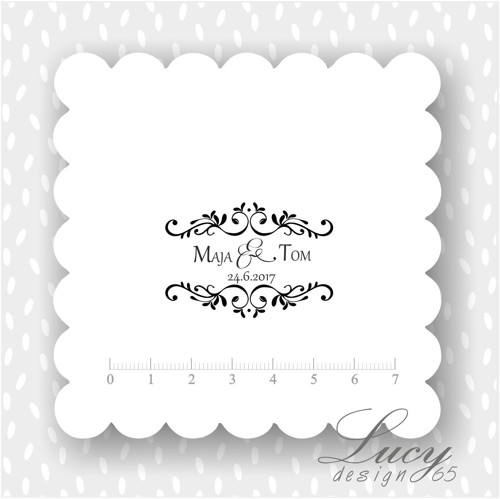 Svatební razítko ornament 5 — foto 2