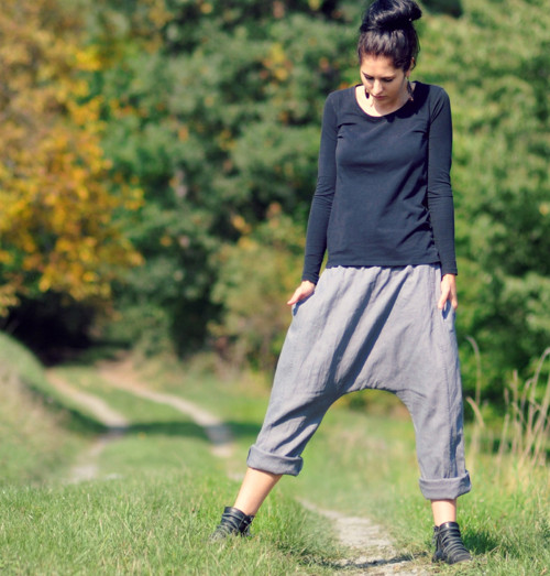 Lněné turky "Gris" — foto 2