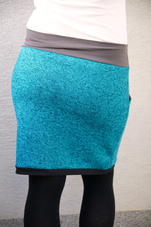 Teplá modrá sukně (M-XL) — foto 3