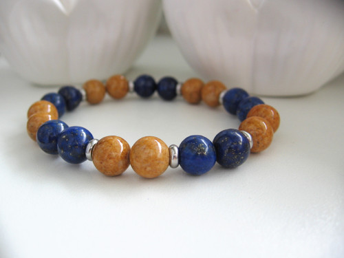 Eff náramek Lapis Lazuli • Fossi • Ch.Ocel — foto 2