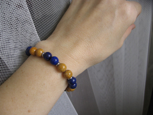 Eff náramek Lapis Lazuli • Fossi • Ch.Ocel — foto 3