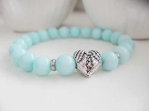 Heart náramek • Jadeit — foto 2