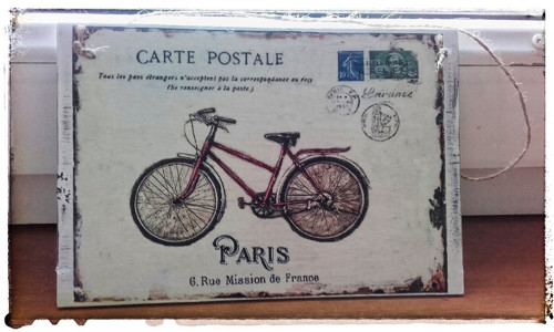 Vintage cedulka "Tour à Paris" — foto 2