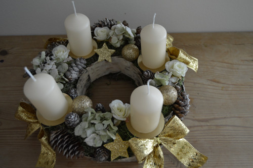 Adventní březový ve zlaté — foto 3