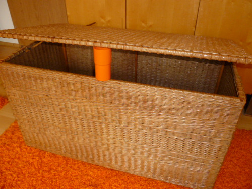 Medový koš prádelník 112x60/60 cm — foto 5