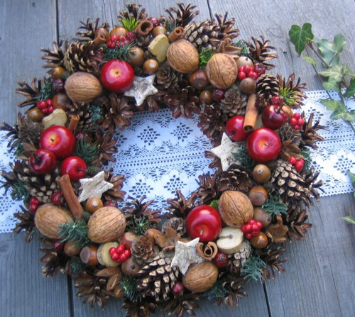 Adventní věnec s jablíčky - rezervace — foto 2