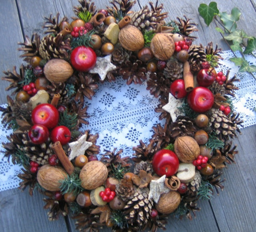 Adventní věnec s jablíčky - rezervace — foto 3