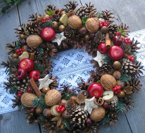 Adventní věnec s jablíčky - rezervace — foto 6
