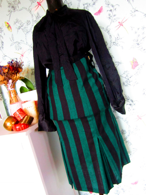 Geniální retro sukně stripes — foto 2