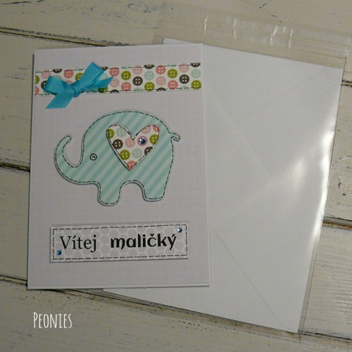 Světle šedé se sloníkem... přání — foto 3