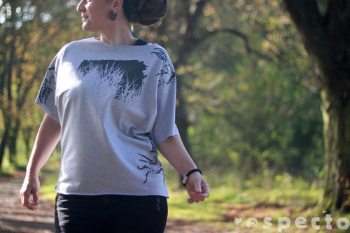 Volné triko teplákoviny ... vel. M - XL — foto 2