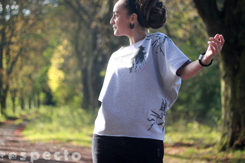 Volné triko teplákoviny ... vel. M - XL — foto 3