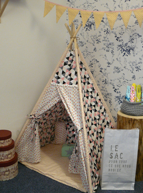 Dětské teepee trojúhelníky a domečky — foto 2