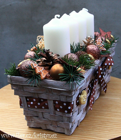 Perníčkový adventní svícen — foto 3