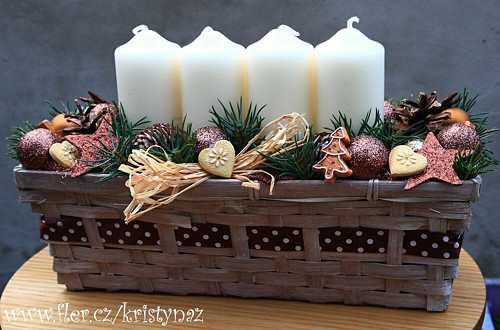 Perníčkový adventní svícen — foto 4
