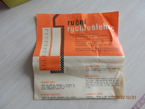 Šlehač ruční — foto 3