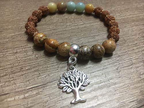 Rudraksha náramek — foto 2