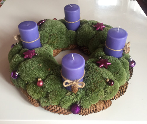 Adventní věnec. — foto 4