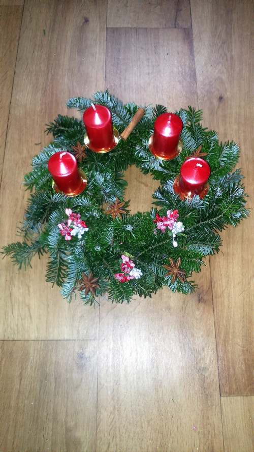 Adventní věneček — foto 4