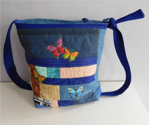 Crazy patchwork - kabelka — foto 2