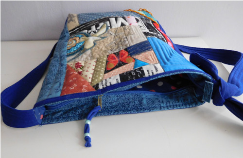 Crazy patchwork - kabelka — foto 3