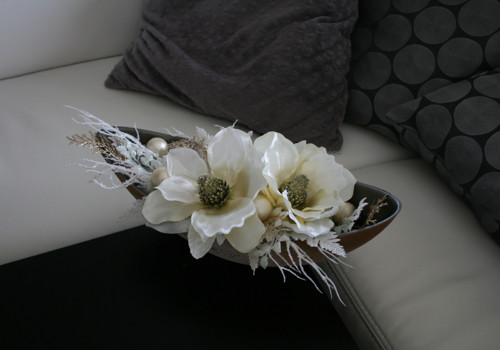 Vánoční magnolie v míse — foto 3