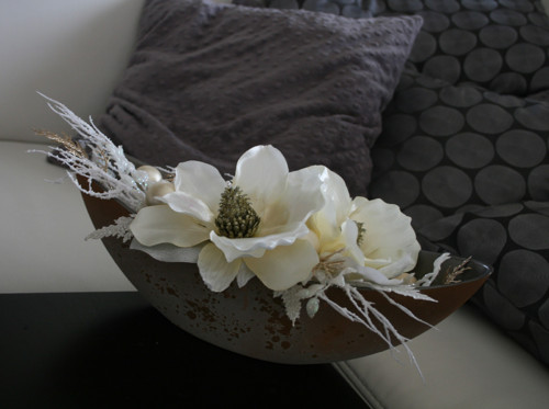 Vánoční magnolie v míse — foto 4