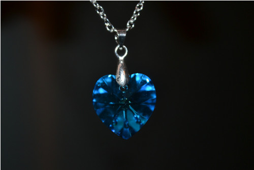 SADA - MODRÁ (Swarovski, postříbřené zapínání) — foto 2