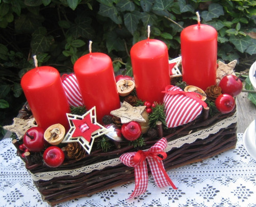 Adventní košíček se srdíčky — foto 2