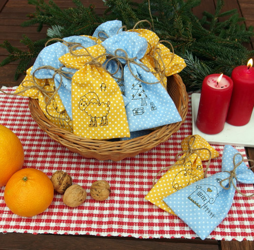 Adventní kalendář malované pytlíčky — foto 2