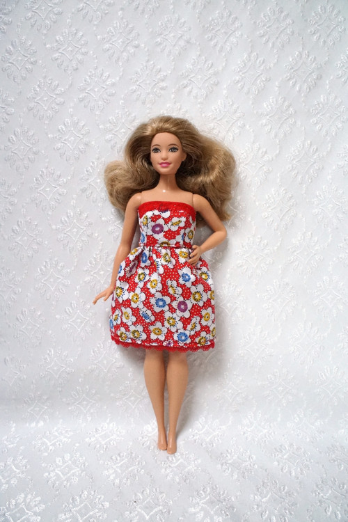 Šaty pro Barbie 2016 - curvy - baculku — foto 3