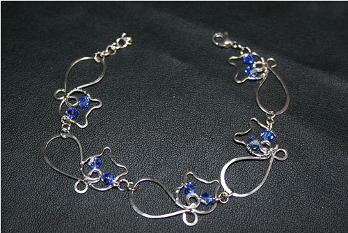 Kočičky - souprava - Swarovski - chirurgická ocel — foto 5