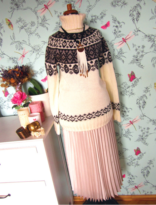 Sukně plisé ve smetánce — foto 3
