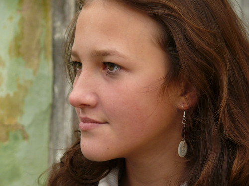 Náušnice knoflíkáčky — foto 2