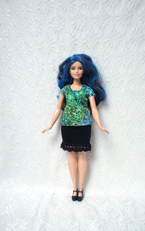 Komplet pro Barbie 2016 - curvy - baculku — foto 2