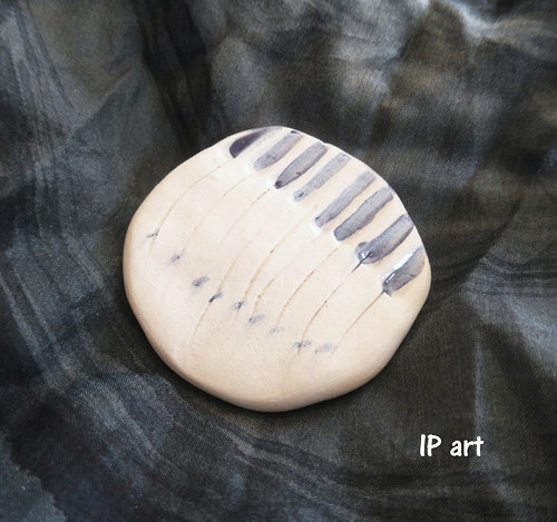 Porcelánový obláček - brož — foto 2