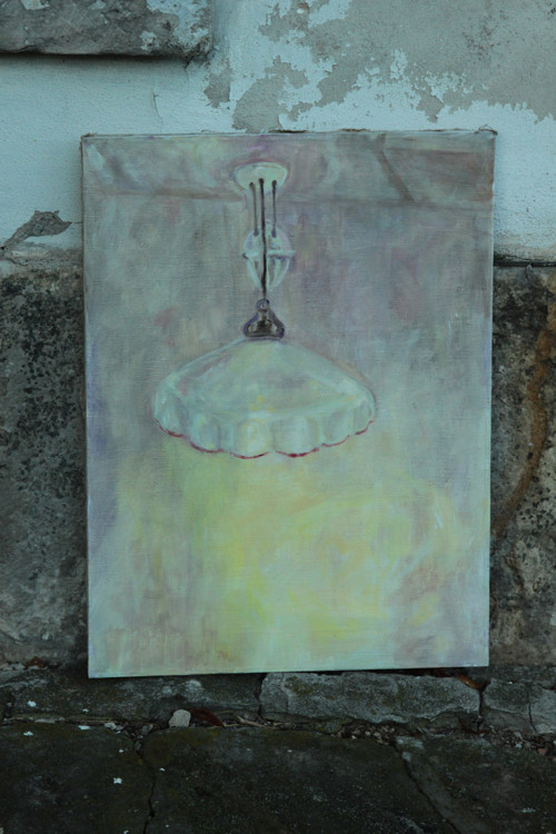 Lampa s červenou linkou — foto 4