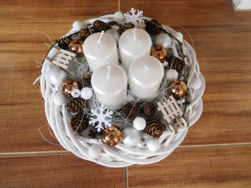 Adventní věnec - jedeme na saních — foto 3