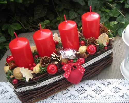 Adventní košíček se srdíčkem — foto 2
