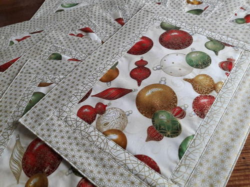 Vánoční prostírání "Barevné ozdoby RK" — foto 5