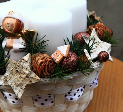 Adventní svícen s andílky — foto 4