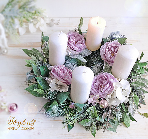 Velký rustikální adventní věnec — foto 5