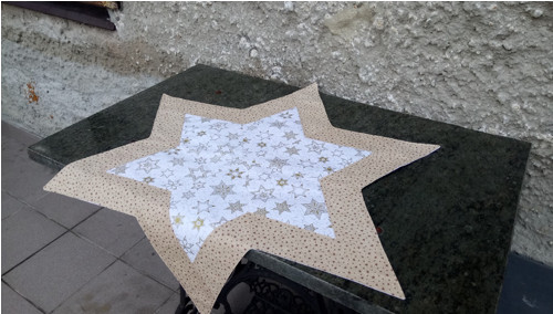 Ubrus vánoční hvězda 81 cm — foto 2
