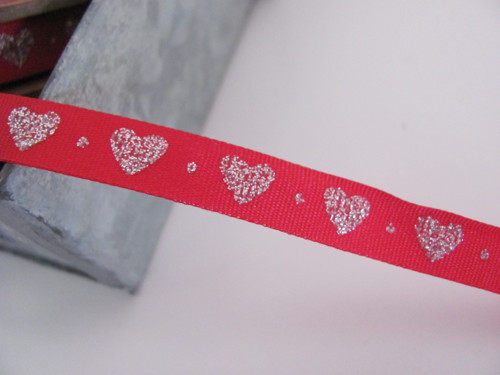Red & Hearts - 1 cm x 50 cm — foto 4